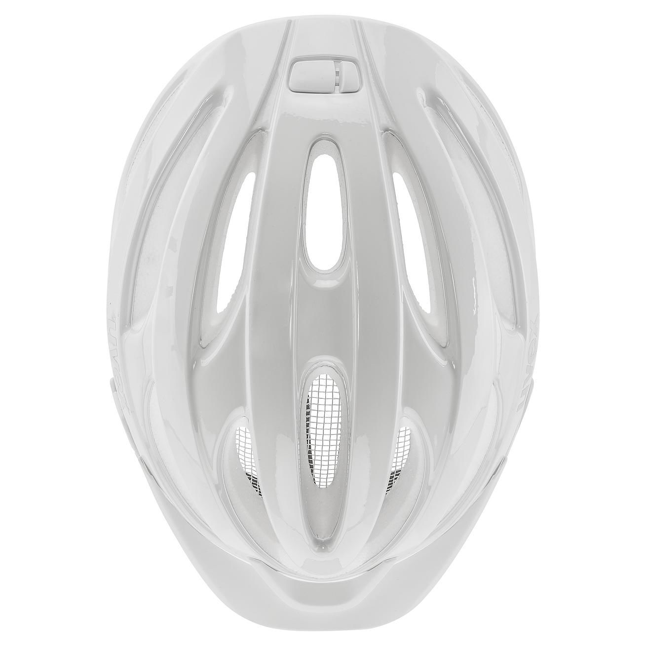 cyklistická prilba uvex true white-silver