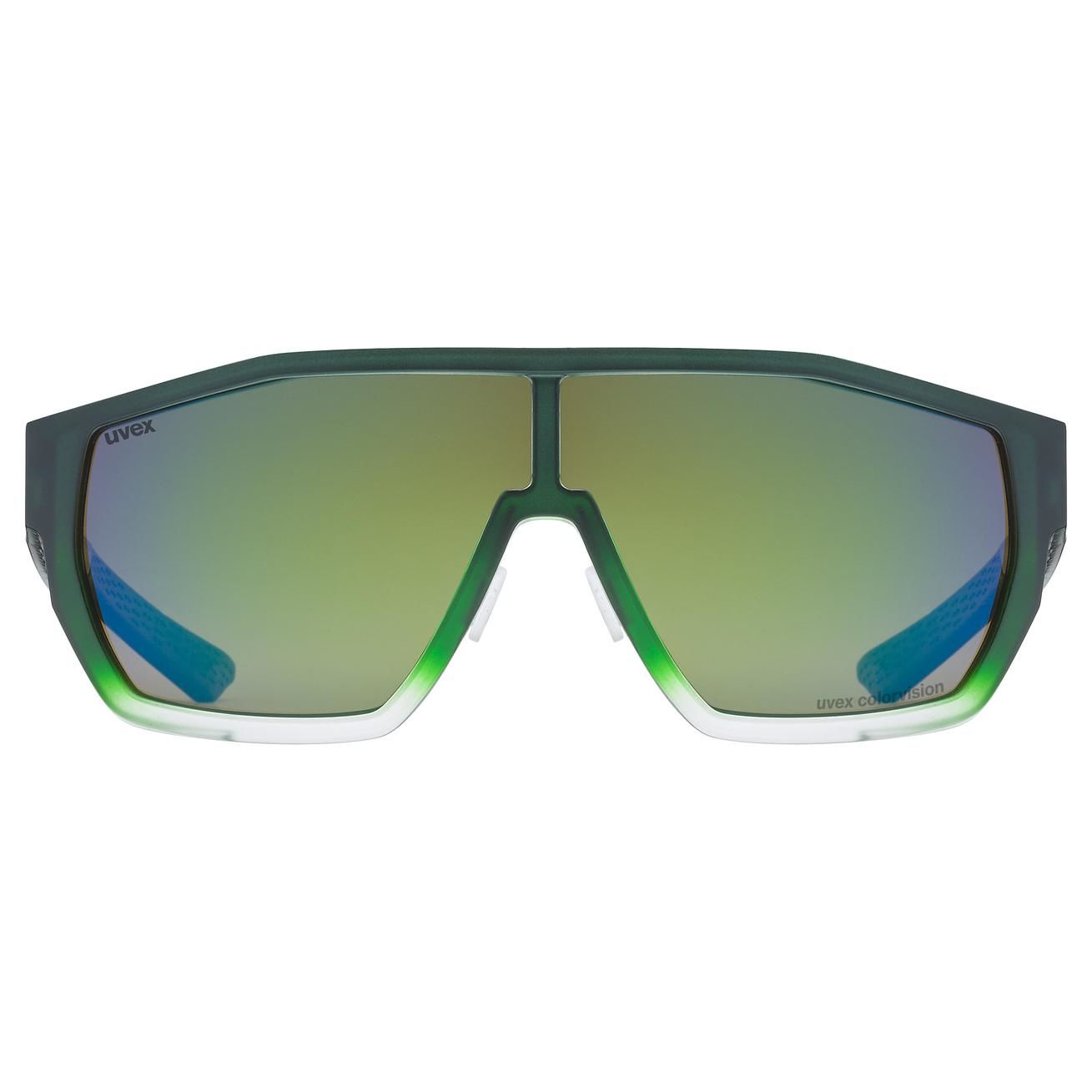 slnečné okuliare uvex mtn style CV green mat fade s3
