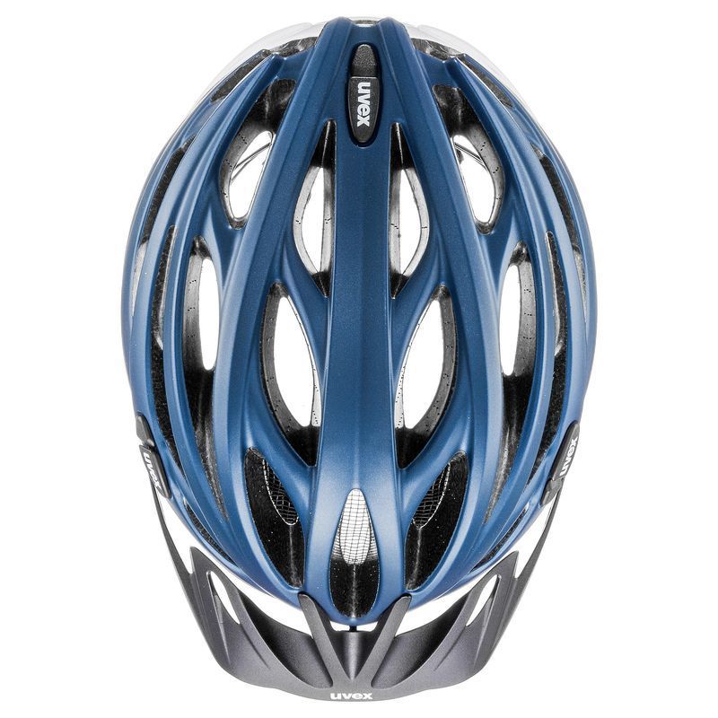 cyklistická prilba uvex oversize blue-white mat