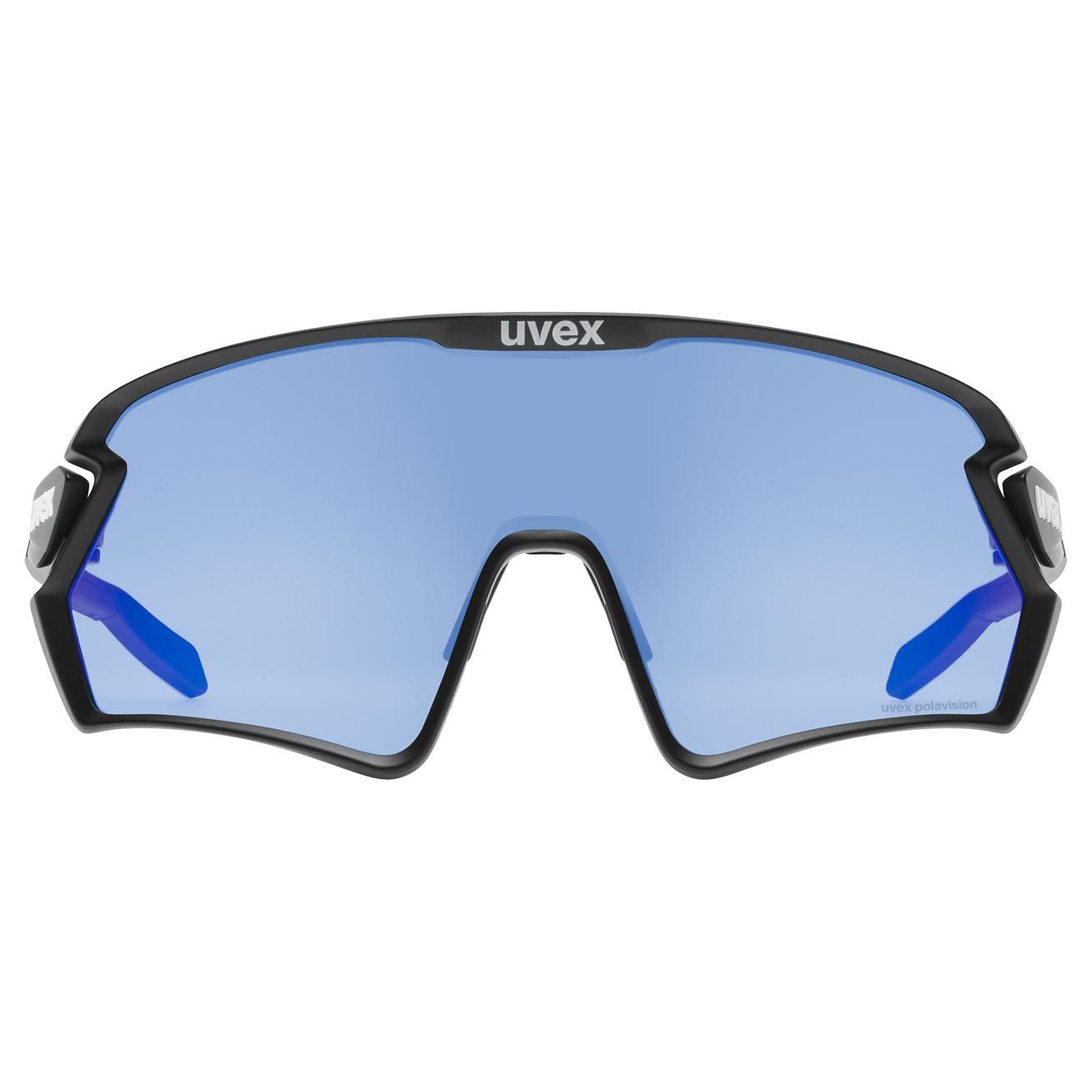 slnečné okuliare uvex sportstyle 231 2.0 P black mat blue s3