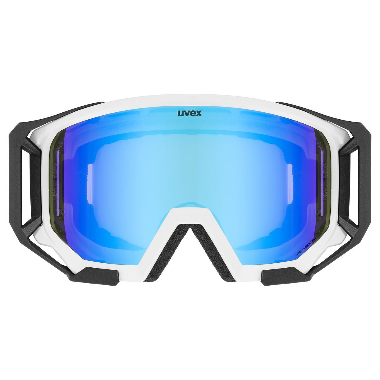 cyklistické okuliare uvex athletic CV black mat blue