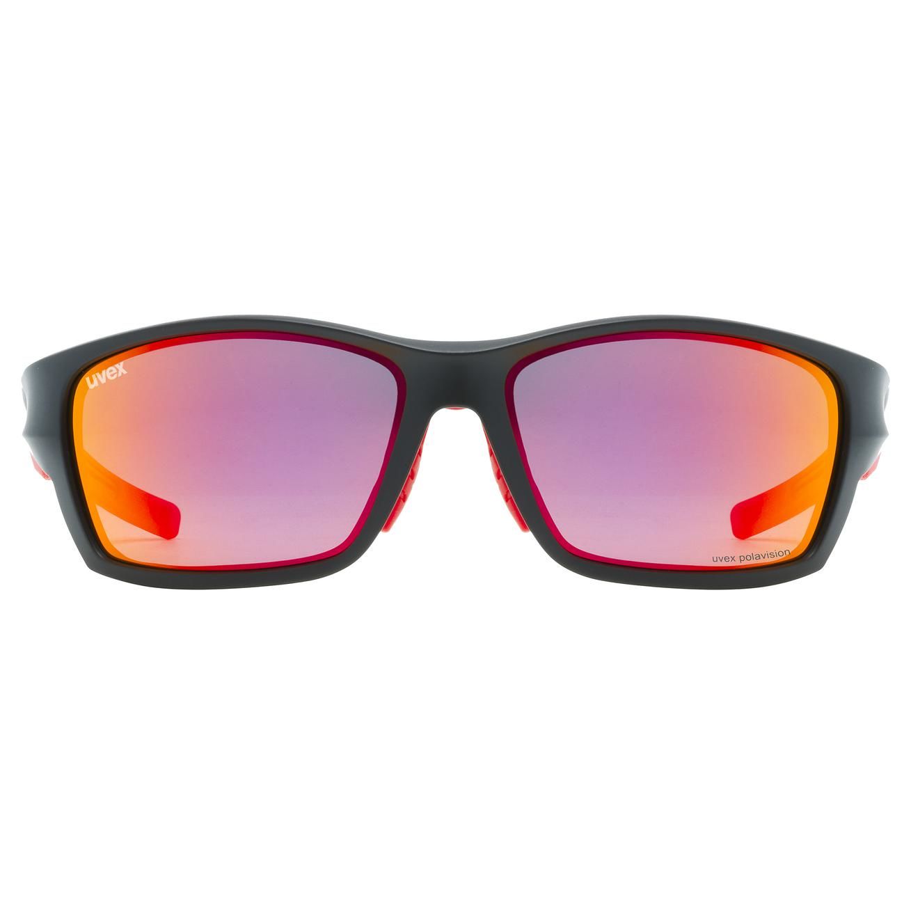 slnečné okuliare uvex sportstyle 232 P black mat red