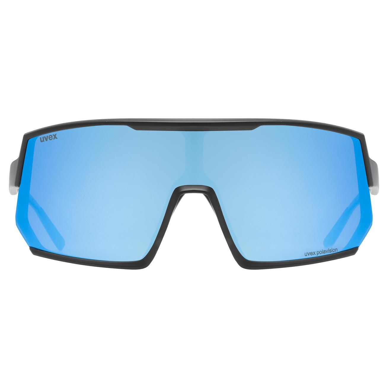 slnečné okuliare uvex sportstyle 235 P black mat blue s3