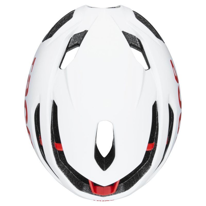 cyklistická prilba uvex race 9 white-red