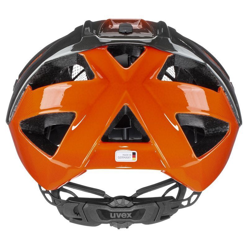 cyklistická prilba uvex quatro titan-orange