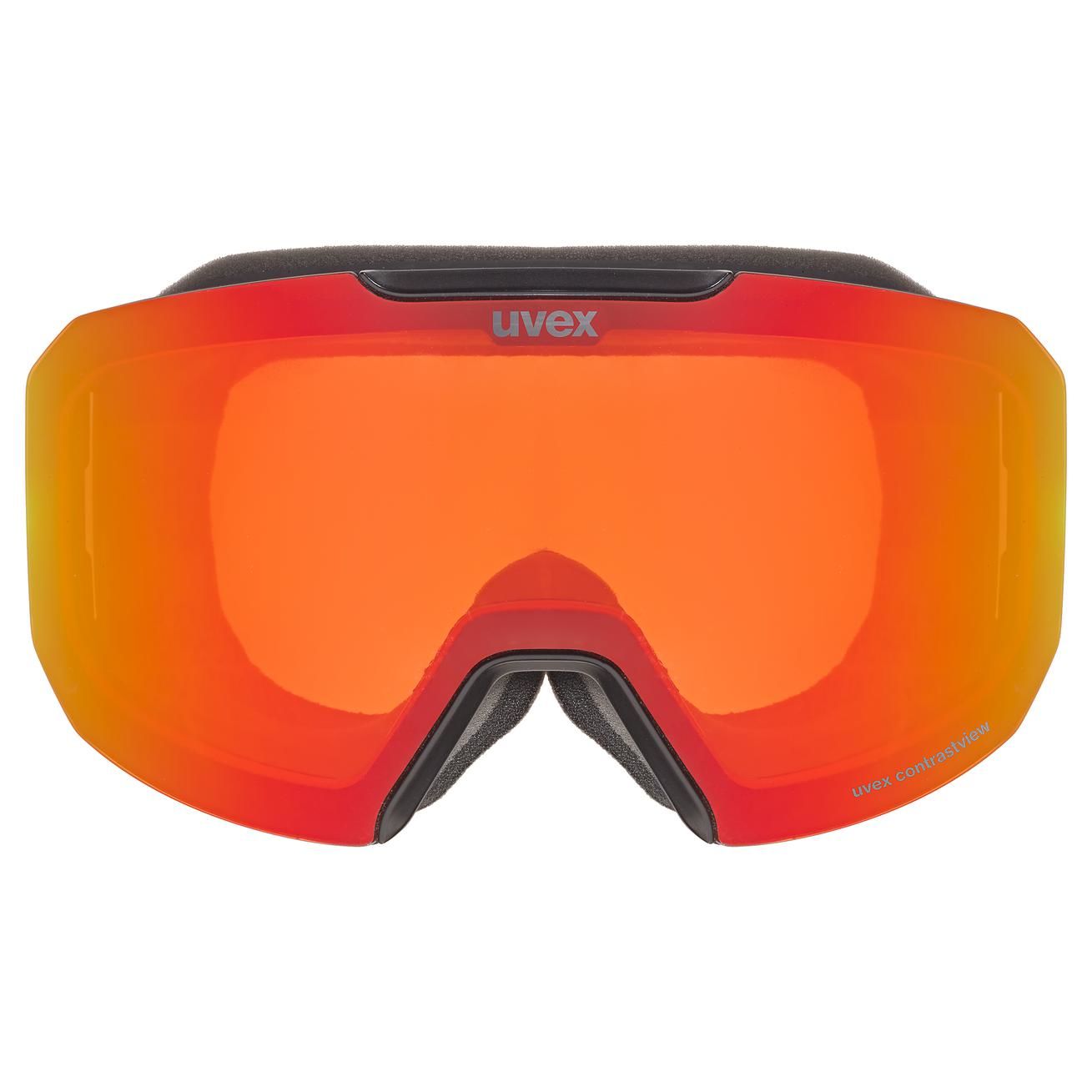 lyžiarske okuliare uvex evidnt ATTRACT black dl/FM red-orange
