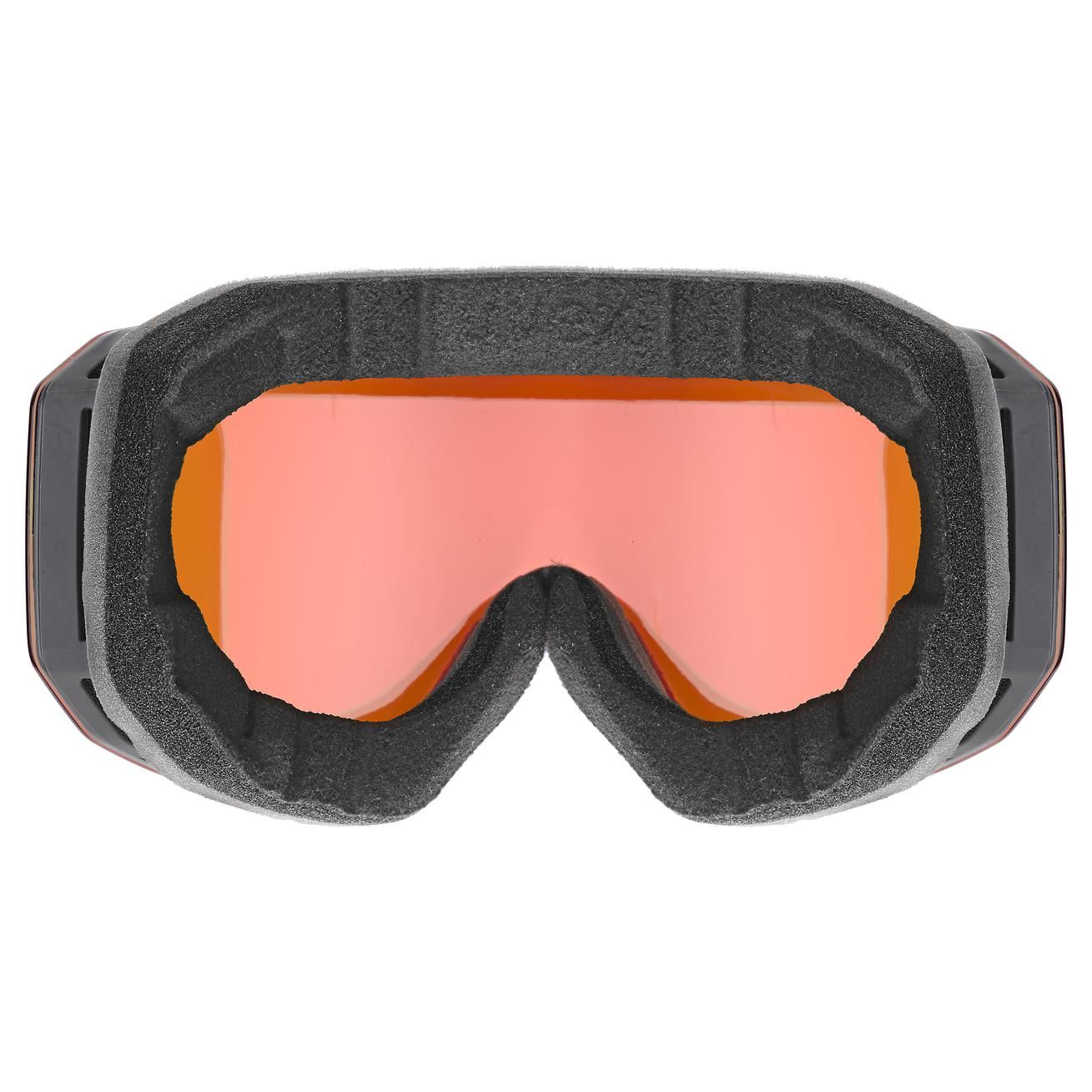 lyžiarske okuliare uvex evidnt ATTRACT CV black dl/FM red-orange