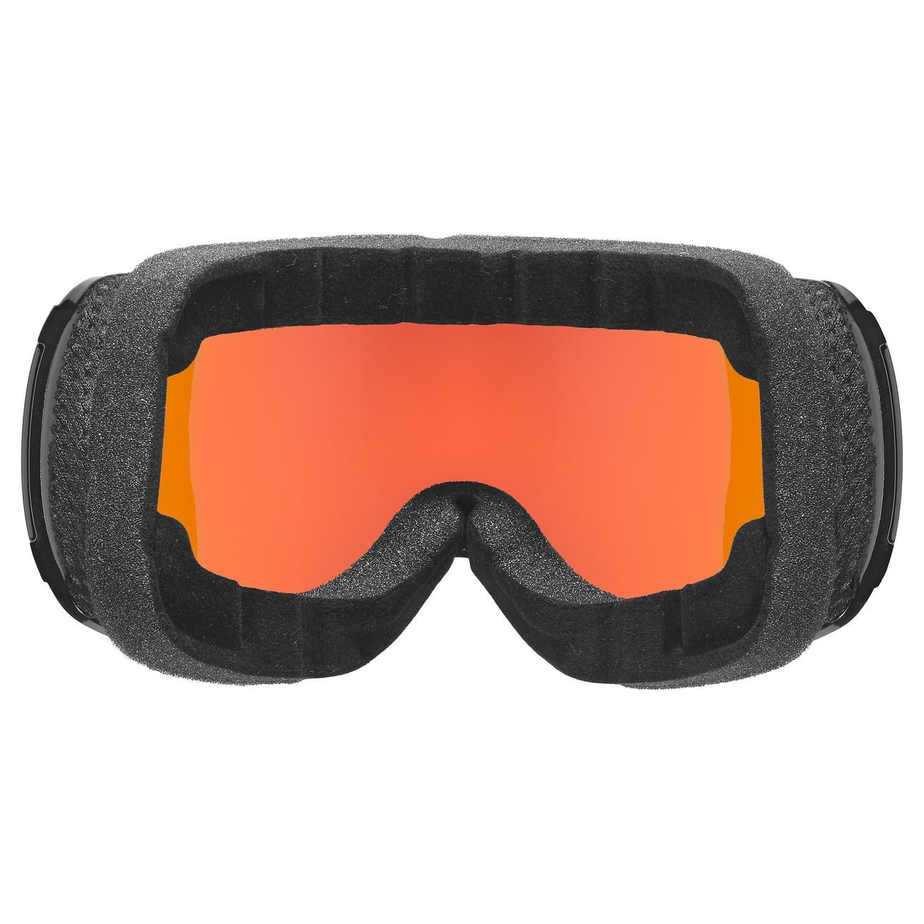 lyžiarske okuliare uvex downhill 2100 CV black shiny SL/scarlet-orange