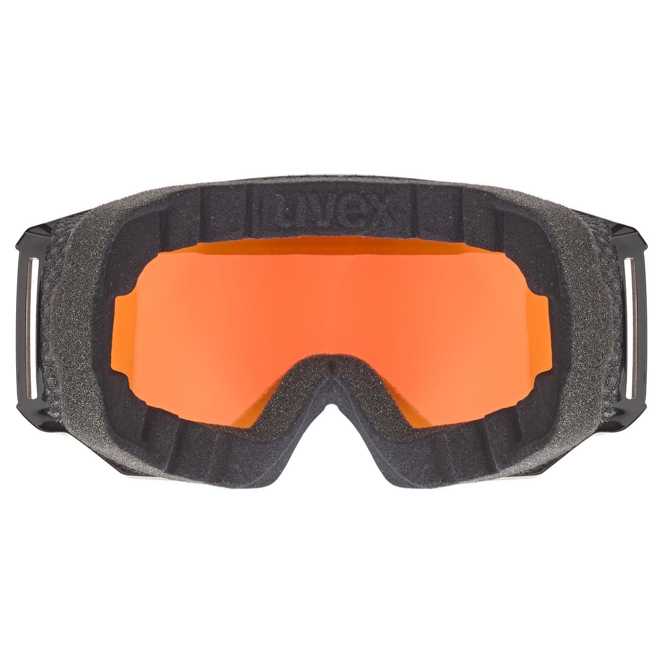 lyžiarske okuliare uvex athletic CV black shiny SL/gold-orange