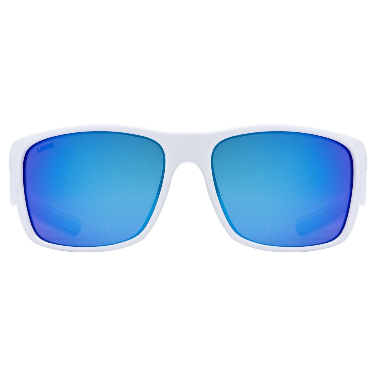slnečné okuliare uvex esntl urban white matt/blue