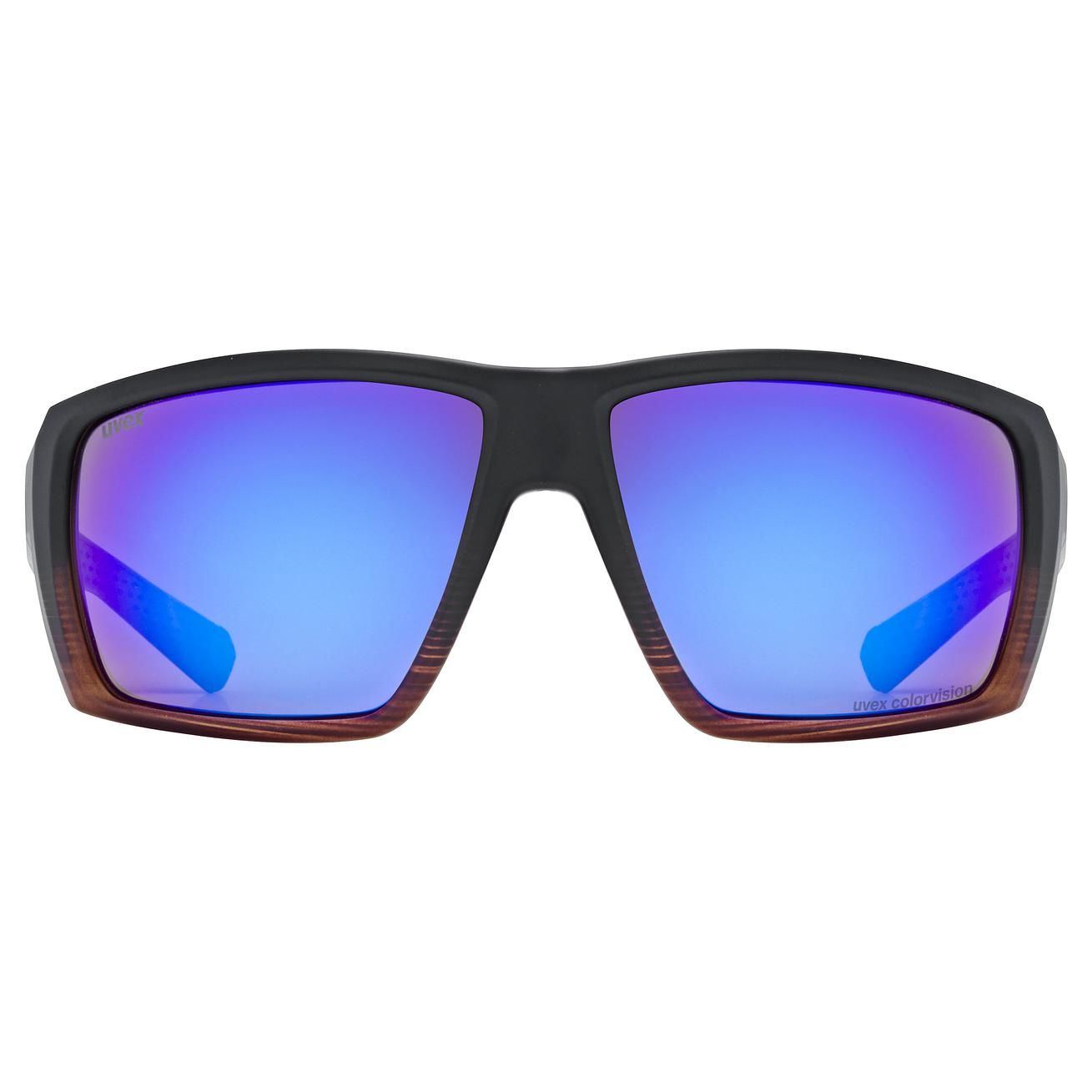 slnečné okuliare uvex mtn venture CV black demi matt/blue