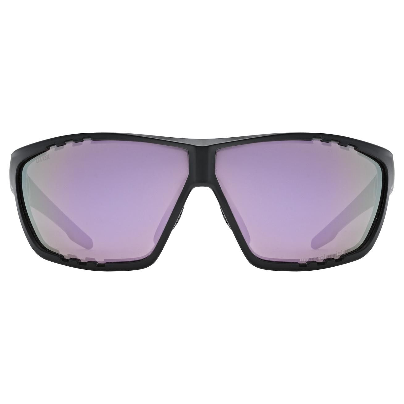 slnečné okuliare uvex sportstyle 706 CV black matt/lavender
