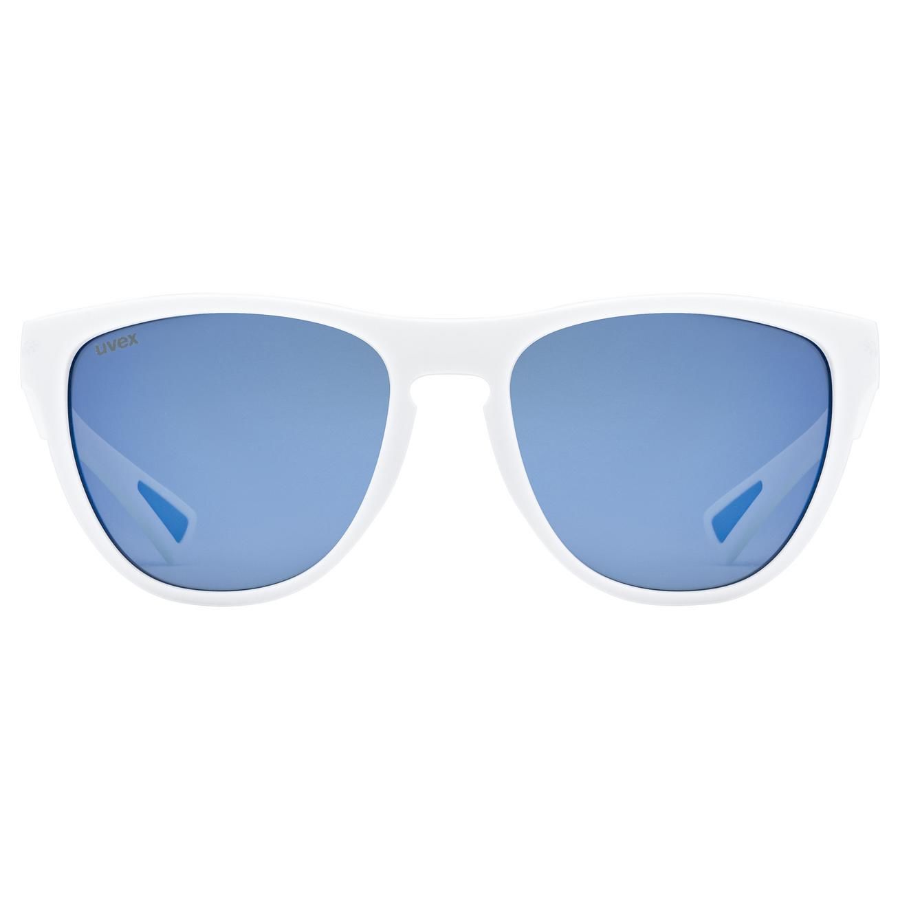 slnečné okuliare uvex esntl spirit white matt/blue