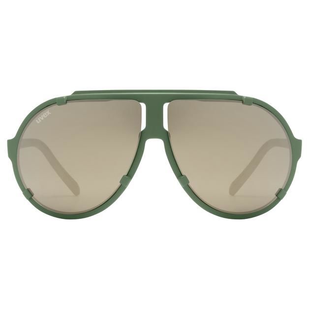 slnečné okuliare uvex esntl pina moss green matt/mirror gold