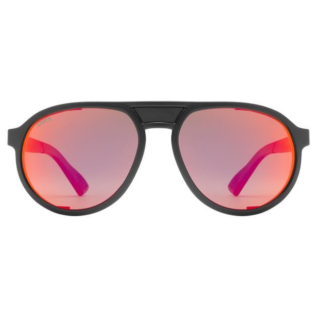 slnečné okuliare uvex mtn classic pure black matt/mirror red